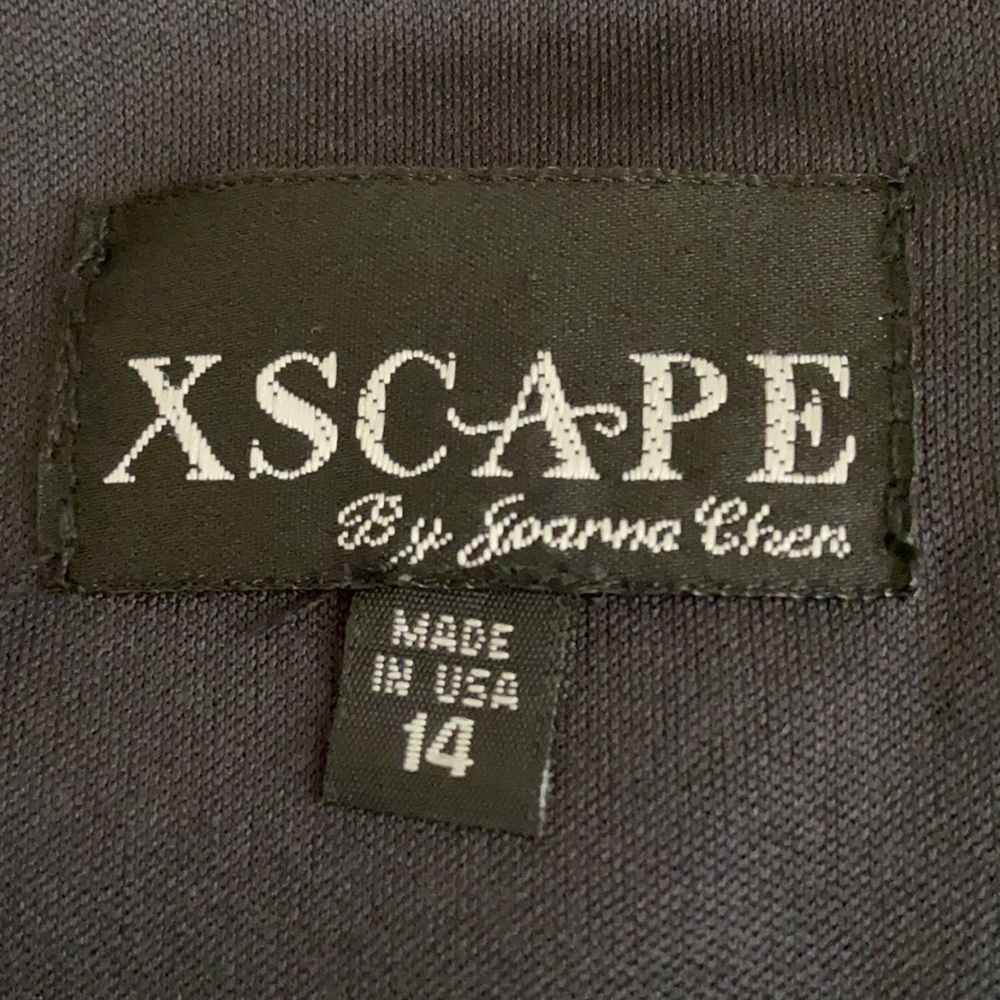 Xscape by Joanna Chen Sleeveless Black Evening Occasion Dress - Size 14 - Picture 6 of 7